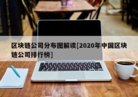 区块链公司分布图解读[2020年中国区块链公司排行榜]